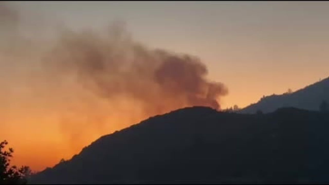 Kaş’taki orman yangınına müdahale sürüyor