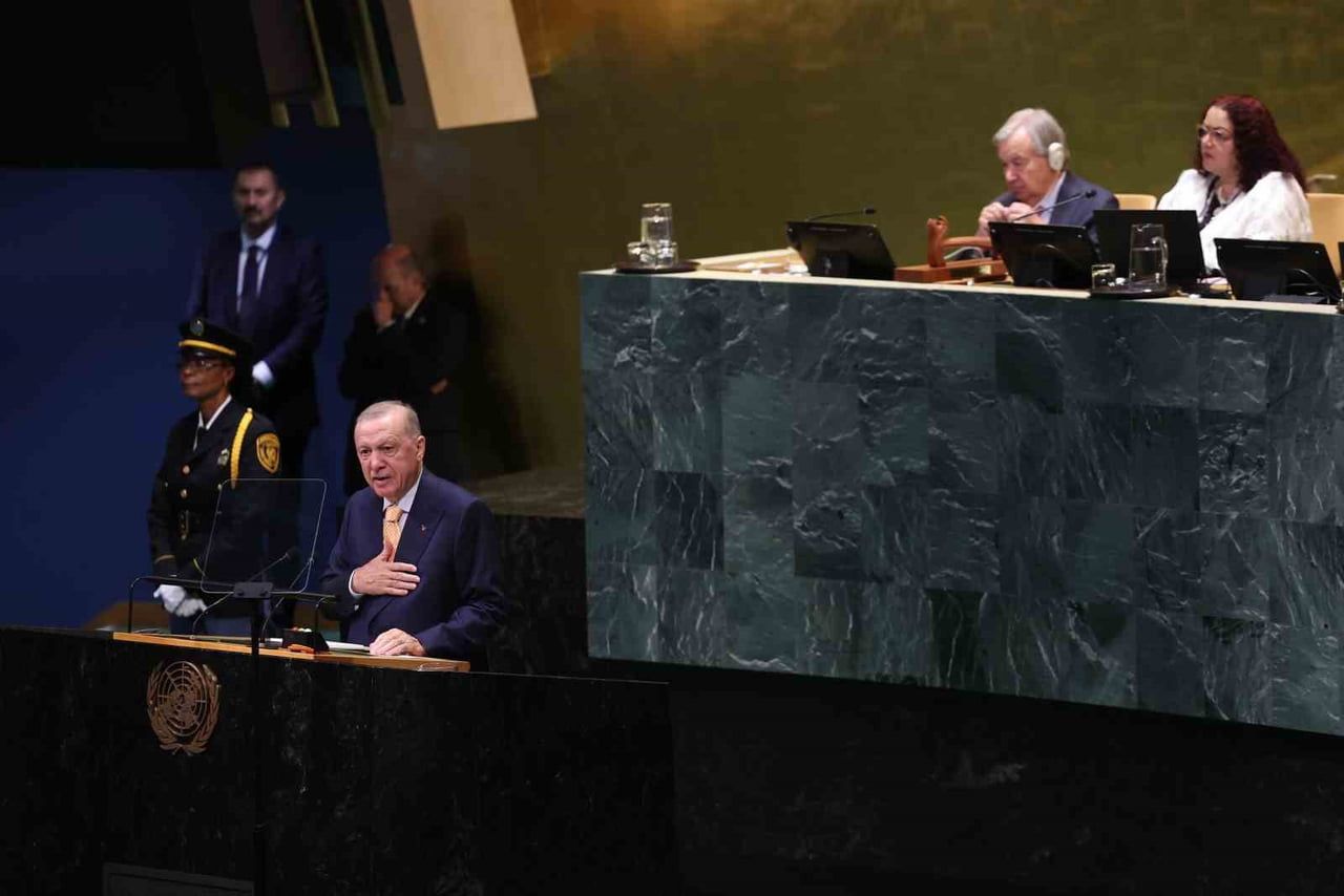 CUMHURBAŞKANI ERDOĞAN: "BİZLER, TIPKI GEÇEN YIL OLDUĞU GİBİ ÖZGÜR VE EGEMEN FİLİSTİN DEVLETİ'NİN...