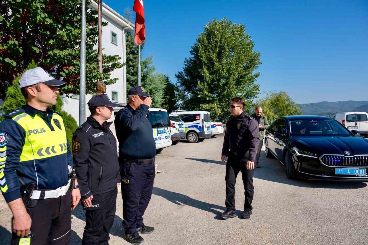 BİLECİK’TE EMNİYET BİRİMLERİNİN ÇALIŞMALARINA İNCELEME