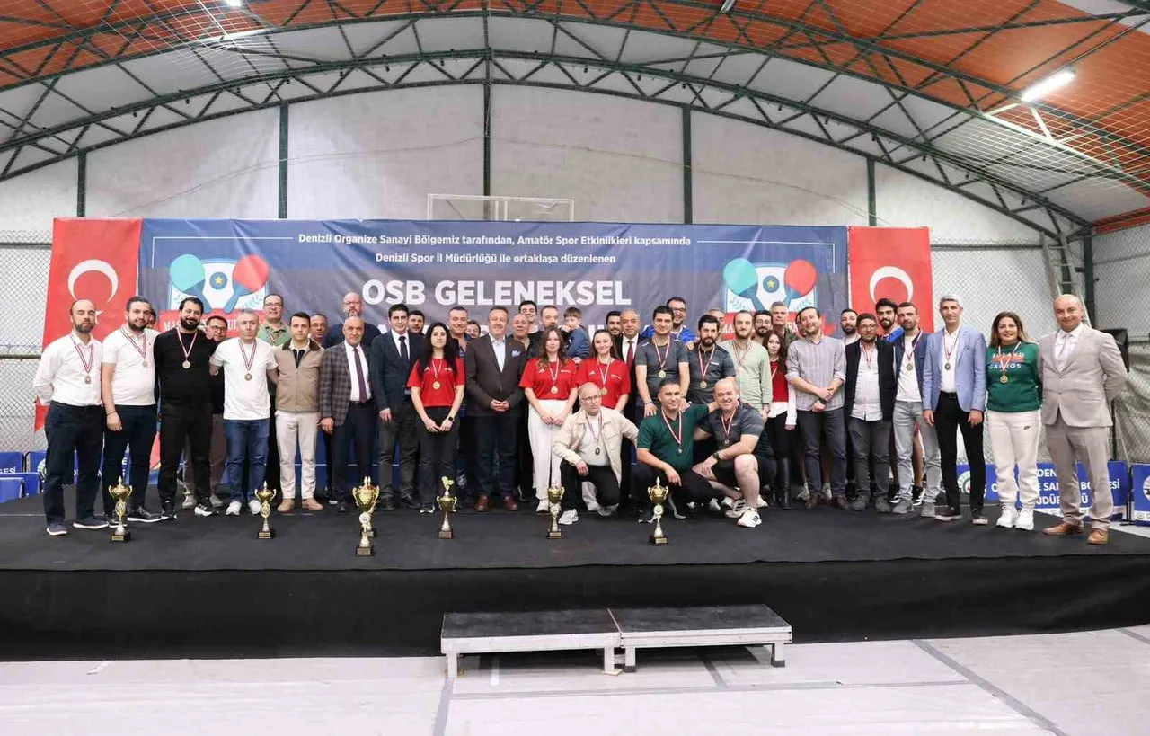 DENİZLİ ORGANİZE SANAYİ BÖLGESİ MÜDÜRLÜĞÜ TARAFINDAN BU YIL 7. KEZ DÜZENLENEN MASA TENİSİ...