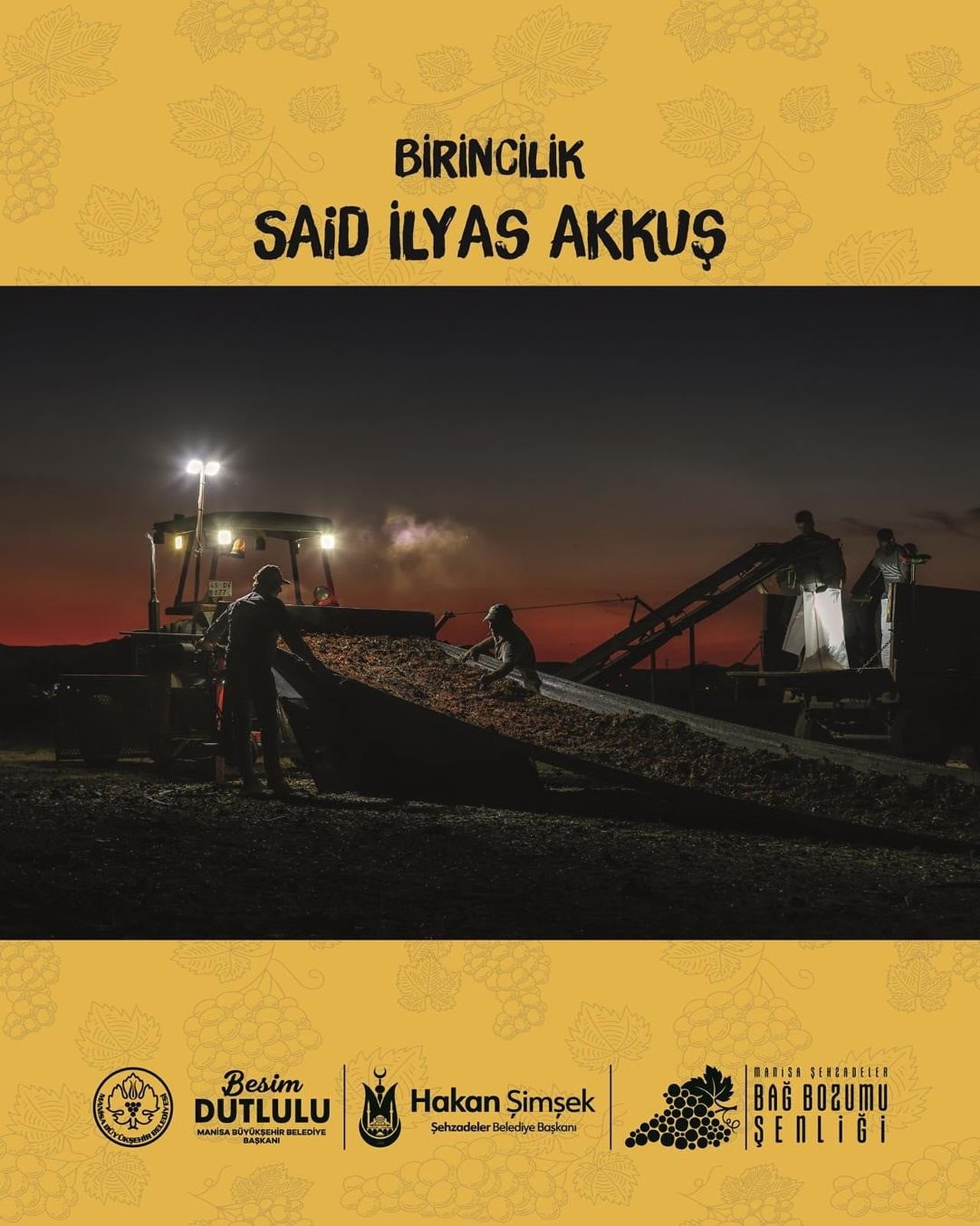 ŞEHZADELER BELEDİYESİ VE MANİSA BÜYÜKŞEHİR BELEDİYESİ İŞ BİRLİĞİYLE DÜZENLENEN BAĞ BOZUMU ŞENLİĞİ...