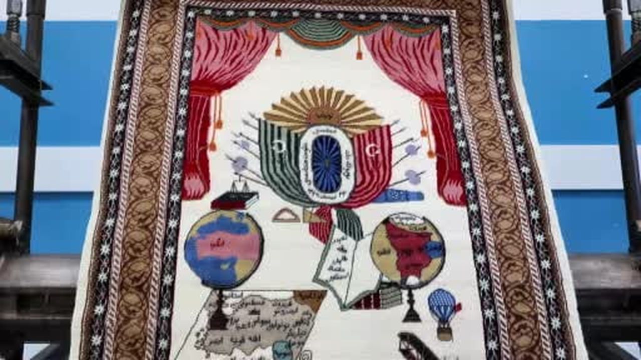 Yetimlerin 104 yıllık emaneti Misak-ı Milli Halısı yeniden dokundu