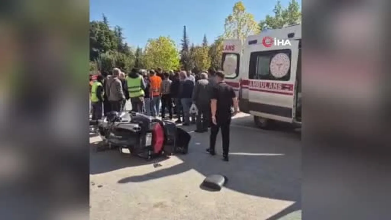 Karaman’da otomobille motosiklet çarpıştı: 1 yaralı