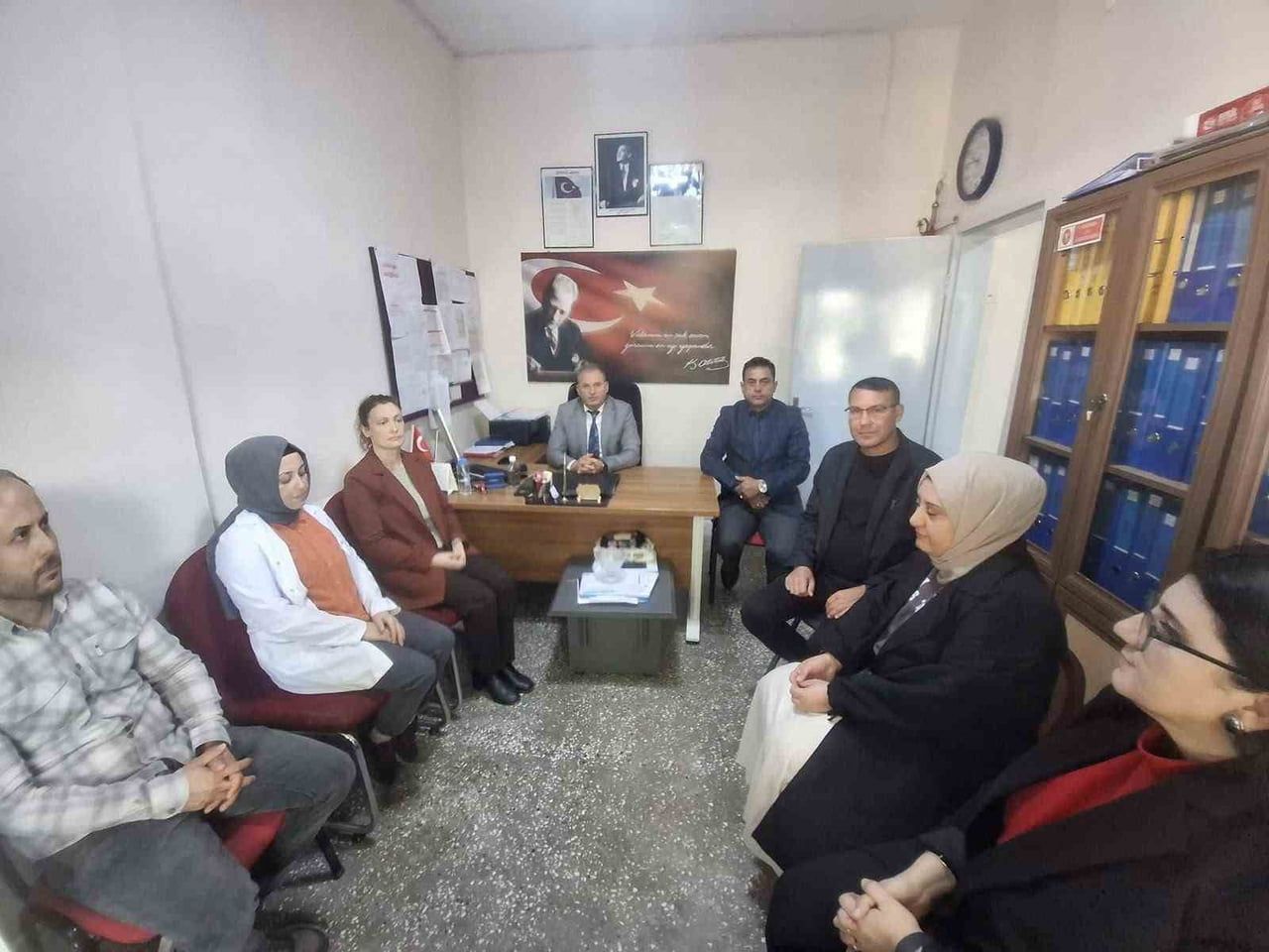 MANİSA’NIN SARIGÖL İLÇESİNDE İLÇE MİLLÎ EĞİTİM MÜDÜRÜ YILDIRAY DEMİRTAŞ, ÇANAKÇI İLKOKULU VE...
