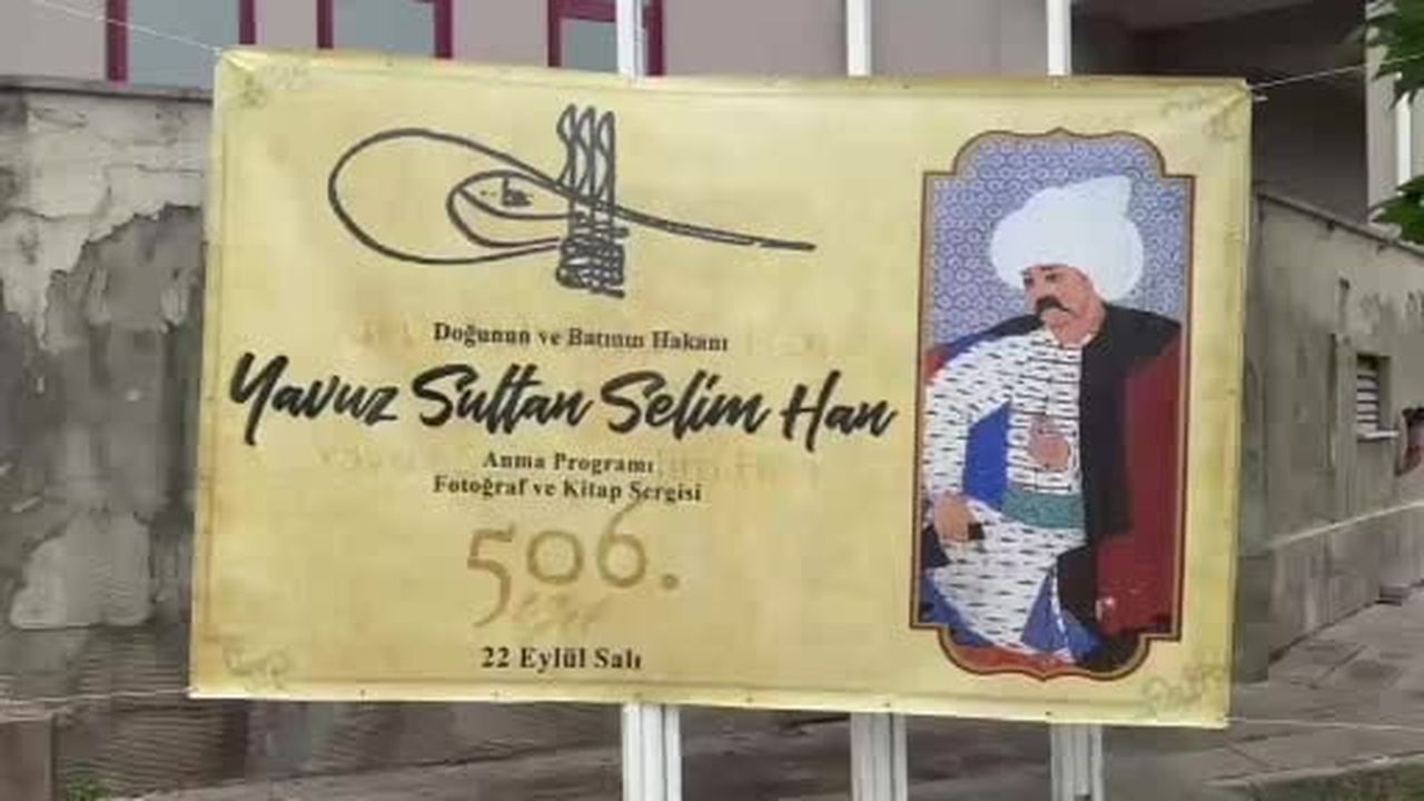 Yavuz Sultan Selim Han, vefatının yıldönümünde törenle anıldı