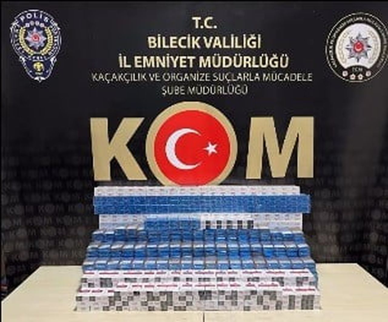 BİLECİK’TE TIRDA BİN 210 PAKET KAÇAK SİGARA ELE GEÇİRİLDİ