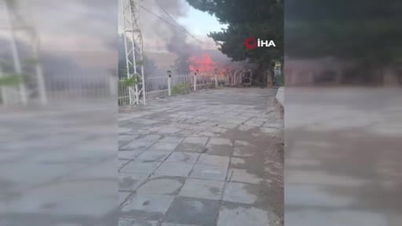 Bilecik'te restoranda yangın çıktı