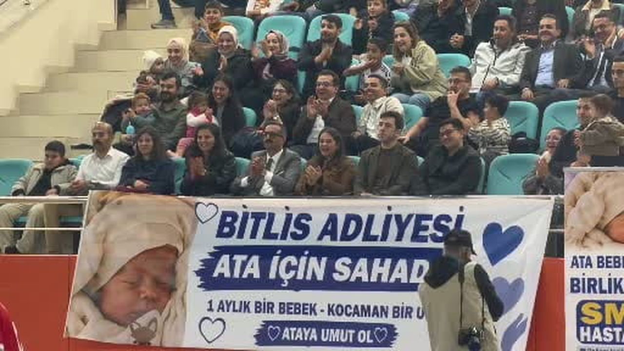 Bitlis Adliyesi, SMA hastası Ata bebek için sahaya çıktı