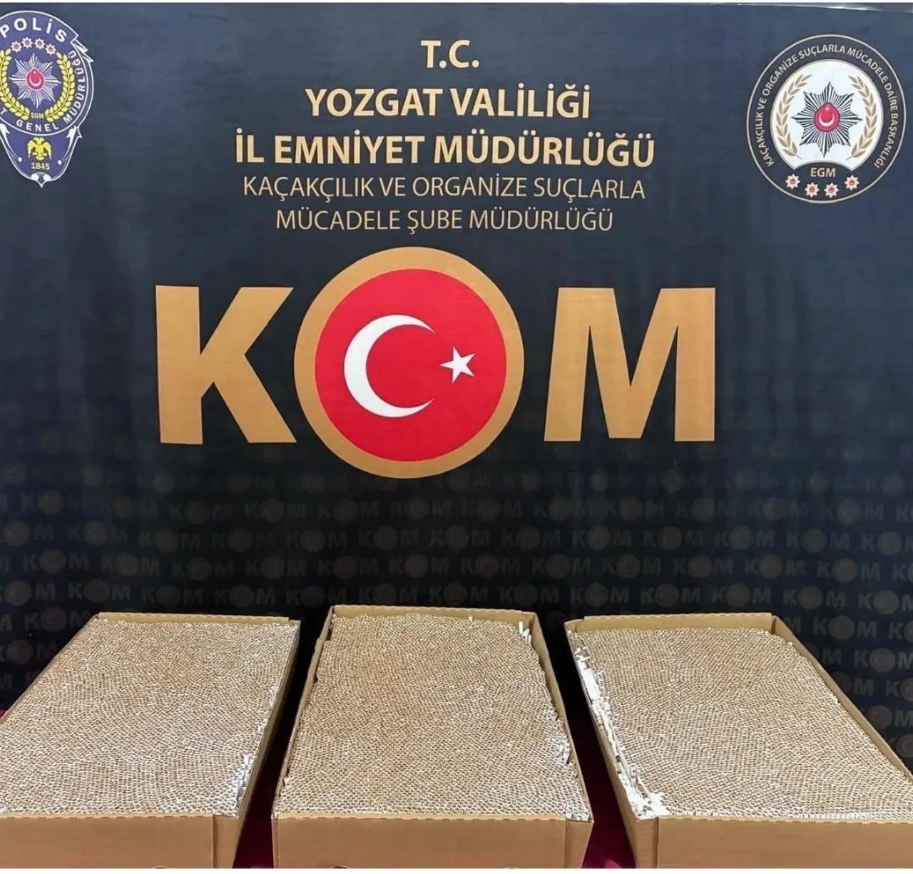 YOZGAT'TA 15 BİN ADET DOLDURULMUŞ MAKARON ELE GEÇİRİLDİ.