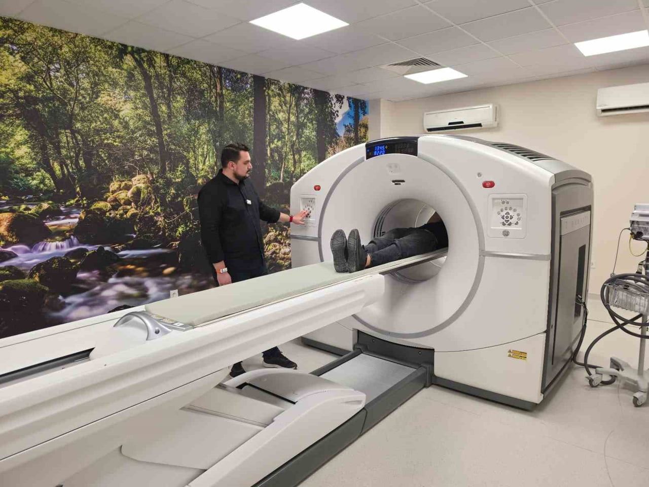 DÜZCE ATATÜRK DEVLET HASTANESİ'NDE KURULUMU TAMAMLANAN PET-CT CİHAZINDA DENEME ÇEKİMLERİ...