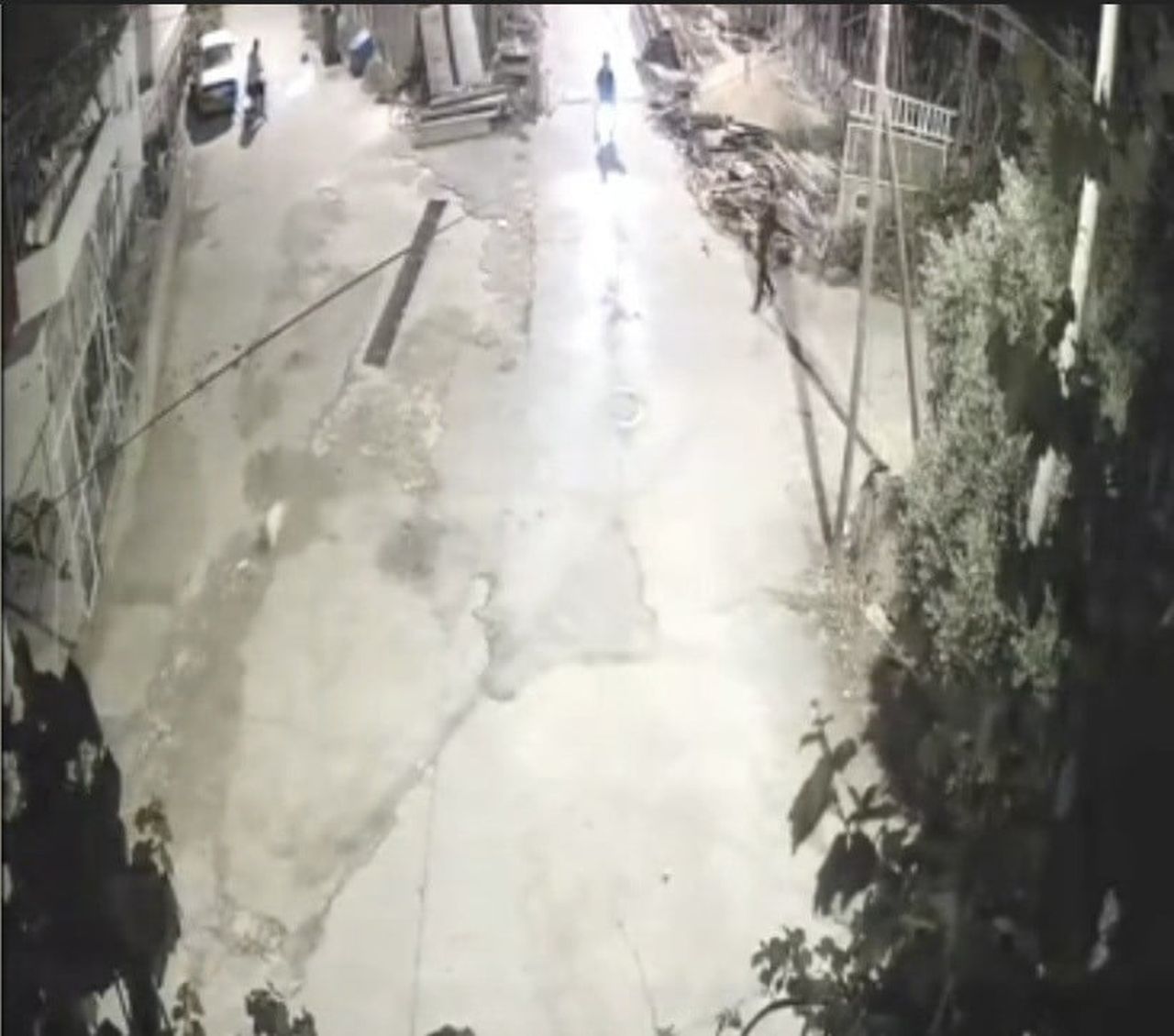 OSMANİYE'NİN KADİRLİ İLÇESİNDE MOTOSİKLETLİ 2 KİŞİ, SOKAKTA GÖRÜP KOVALADIKLARI KÖPEĞİ GİRDİĞİ...