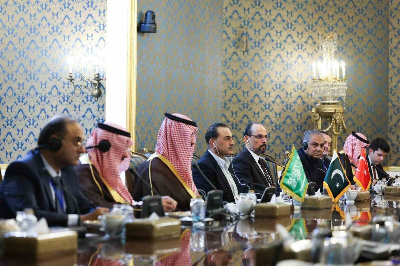 MEKKE SAVUNMA İTTİFAKI ÜLKELERİ TÜRKİYE, PAKİSTAN VE SUUDİ ARABİSTAN'IN ÜST DÜZEY TEMSİLCİLERİ...