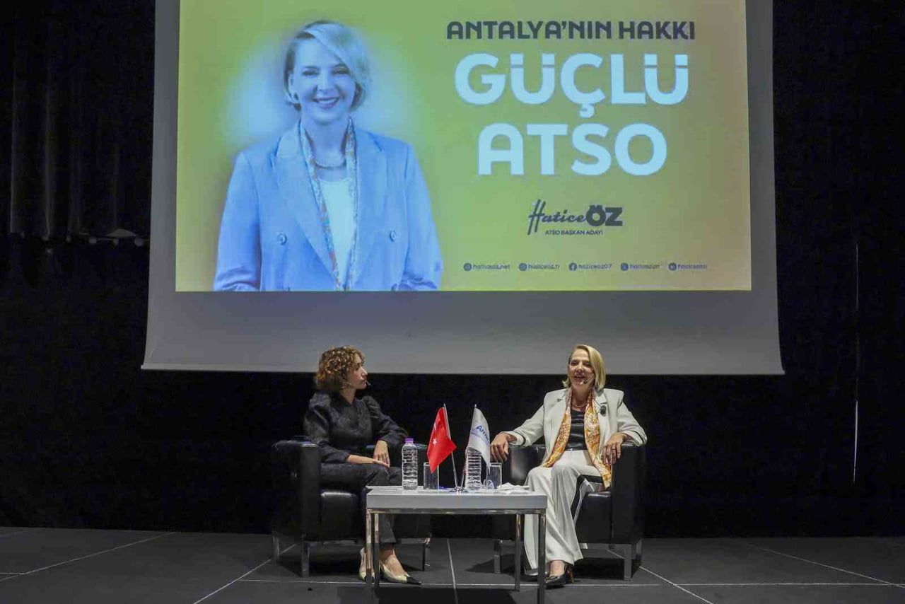 ATSO BAŞKAN ADAYI HATİCE ÖZ, ANTALYALI İŞ KADINLARI TARAFINDAN DÜZENLENEN TOPLANTIDA İŞ DÜNYASININ...