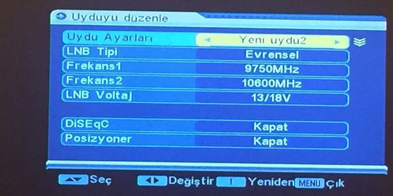 360 TV Uydu Frekansı