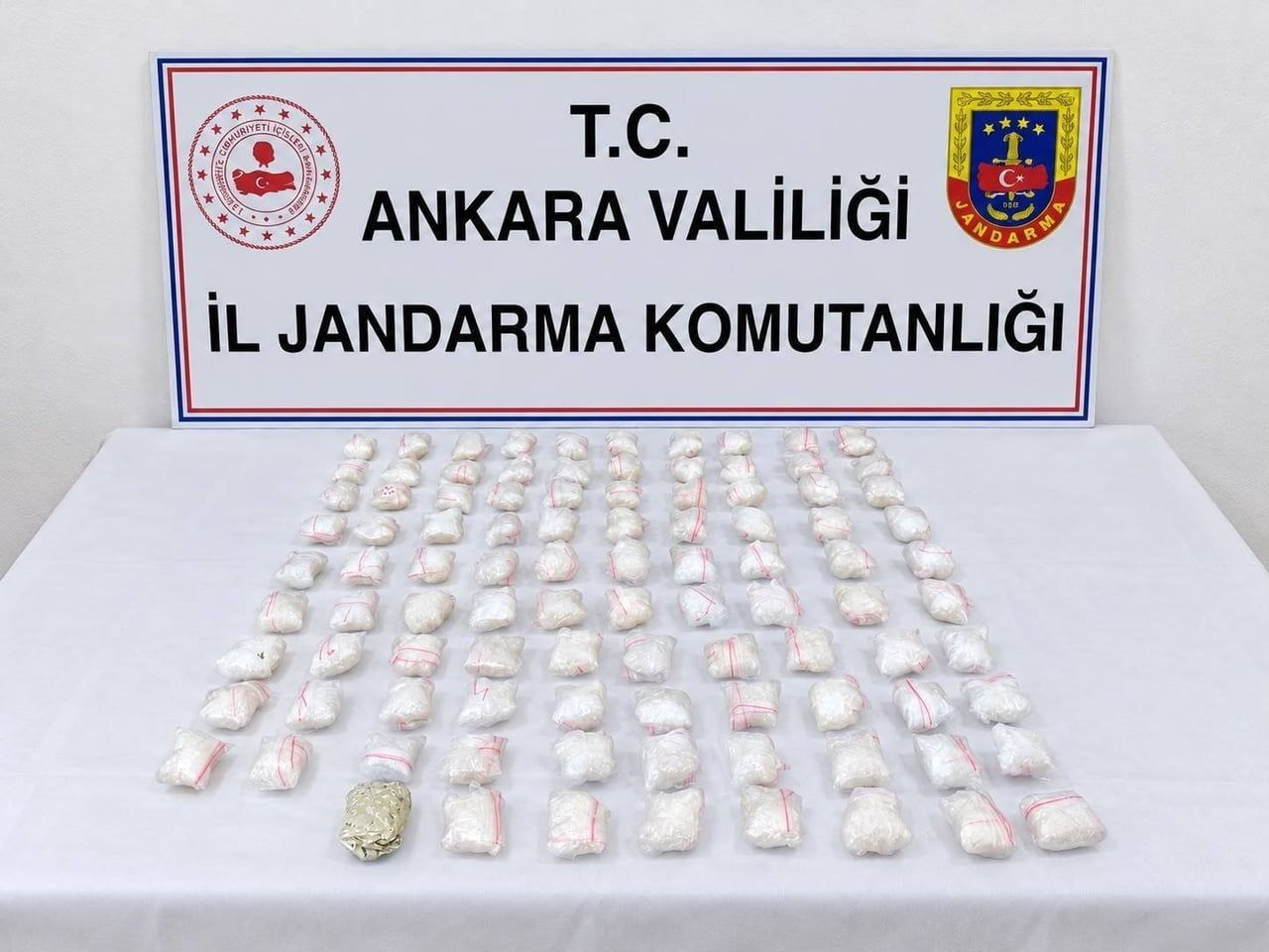 ANKARA İL JANDARMA KOMUTANLIĞI NARKOTİK SUÇLARLA MÜCADELE ŞUBE MÜDÜRLÜĞÜ KOORDİNESİNDE, ANKARA VE...