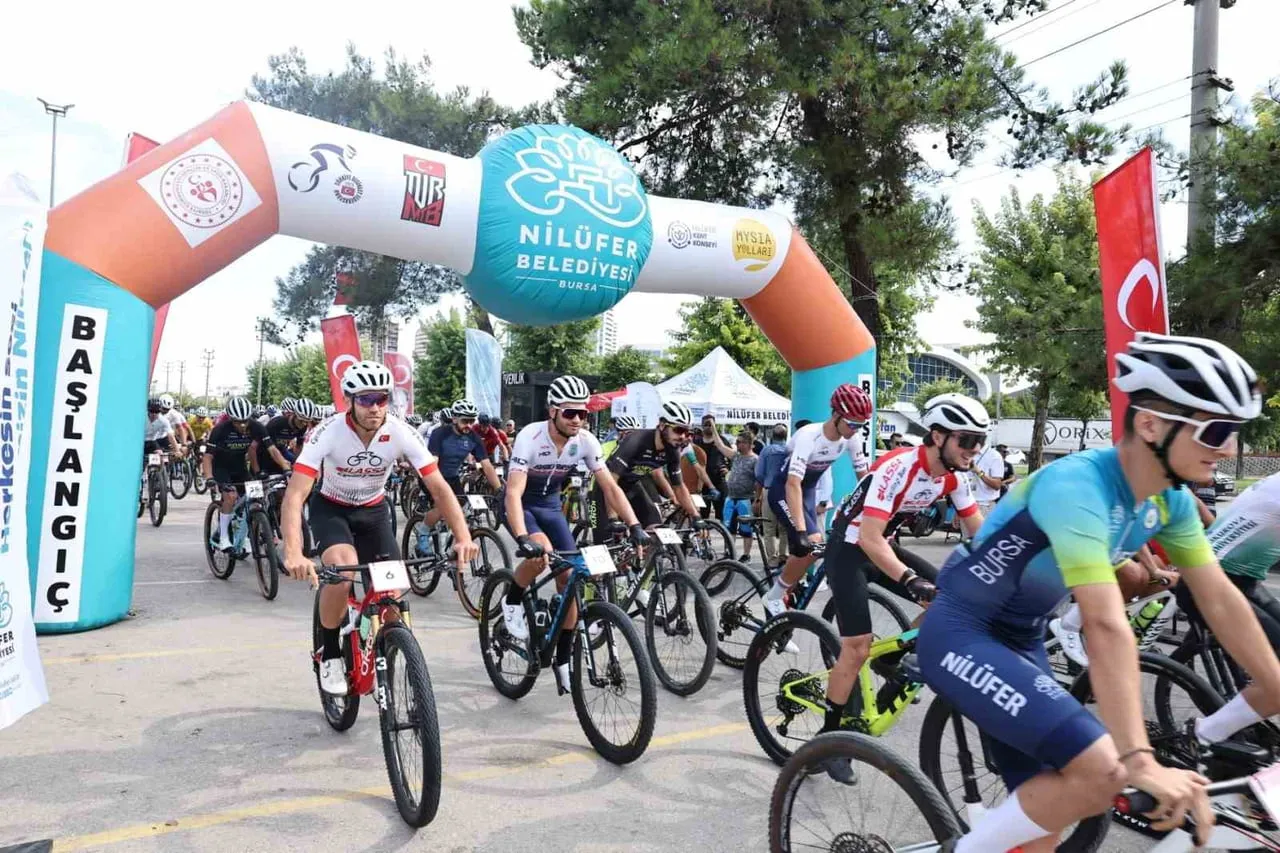 NİLÜFER’DE DÜZENLENEN DAĞ BİSİKLETİ MARATONU TÜRKİYE ŞAMPİYONASI’NDA 79 SPORCU, DOĞAL VE KÜLTÜREL...