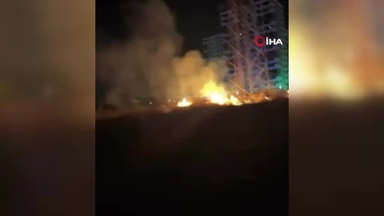 Ankara’da otluk alanda yangın çıktı