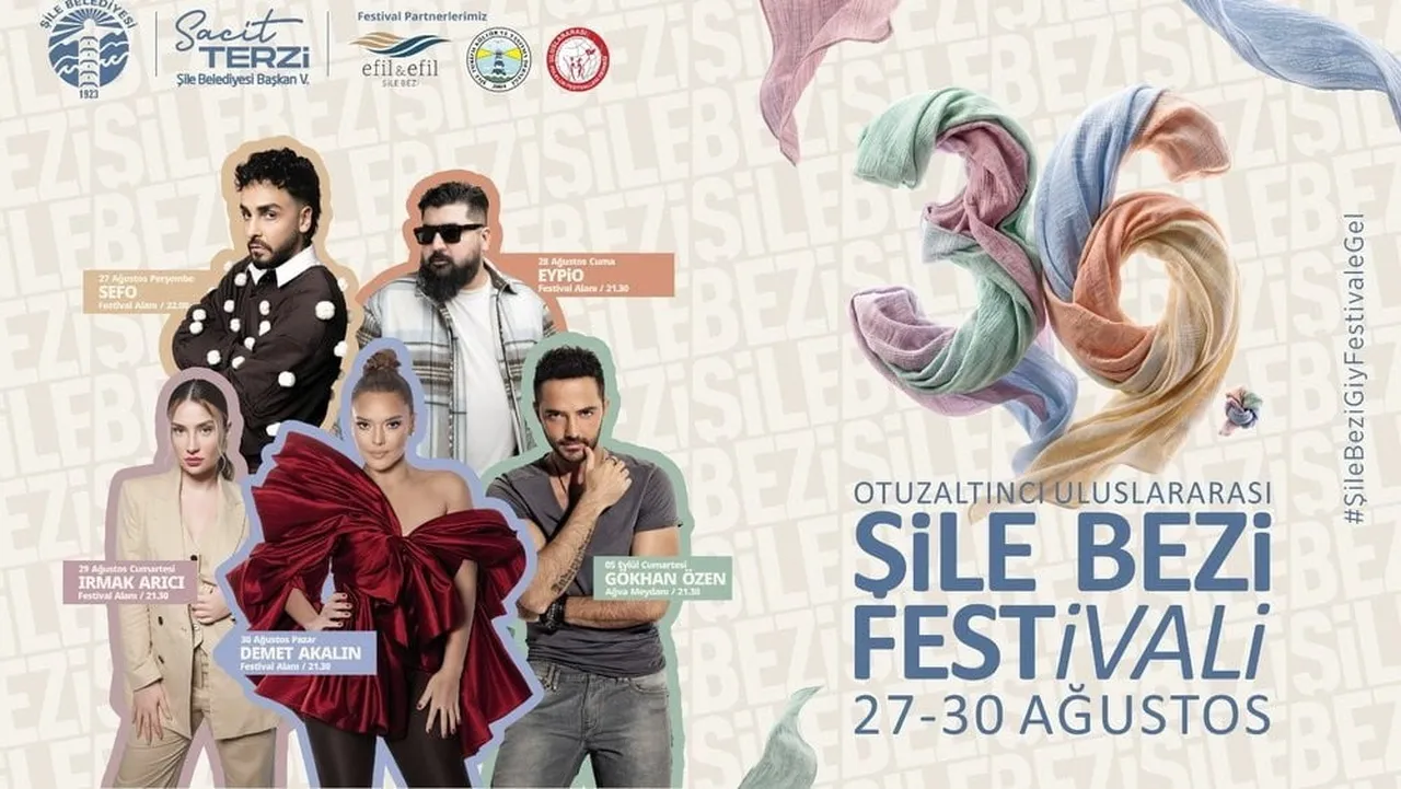 36. ULUSLARARASI ŞİLE BEZİ KÜLTÜR VE SANAT FESTİVALİ SEFO KONSERİNE YOĞUN KATILIMLA START...