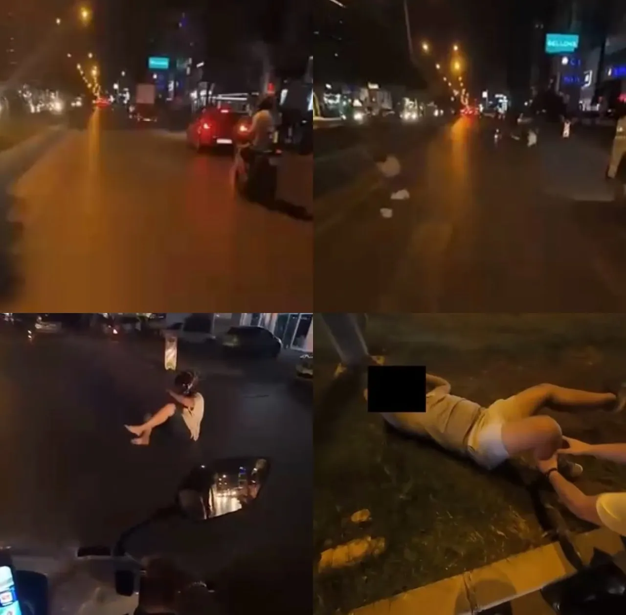 MERSİN’DE MOTOSİKLETİN YAYA GEÇİDİNDEN KARŞIYA GEÇEN YAYAYA ÇARPMASI SONUCU SÜRÜCÜ İLE YAYA...