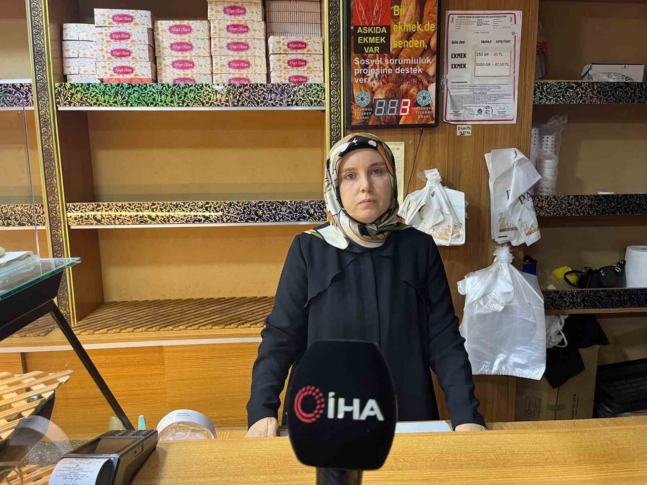 YAŞANAN OLAYLA İLGİLİ KONUŞAN ESNAF GÜLLÜ GÜNEYSU