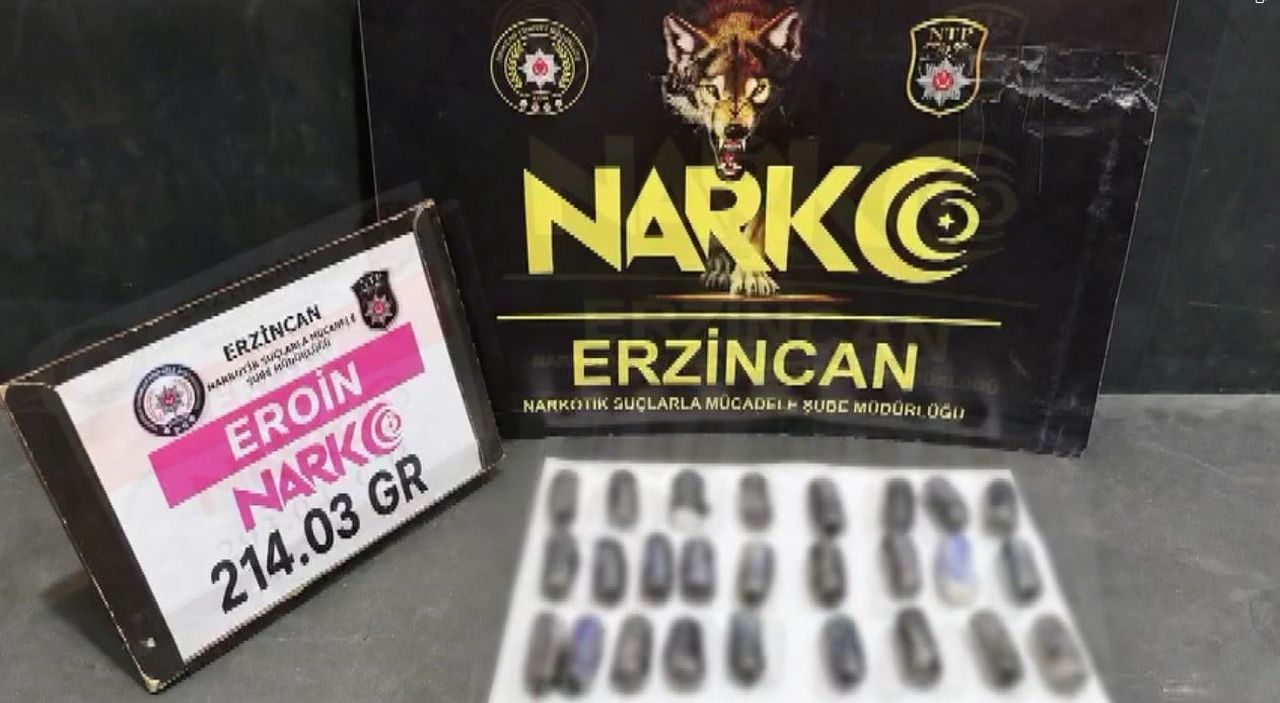 ERZİNCAN'DA MİDE VE BAĞIRSAKLARINDA UYUŞTURUCU TAŞIYAN 4 ŞÜPHELİ TUTUKLANDI