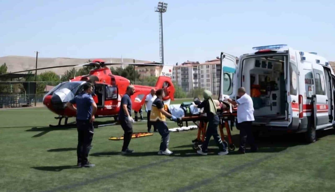 DARENDE'DE AYNI GÜNDE İKİNCİ HAVA AMBULANSI TALEBİ