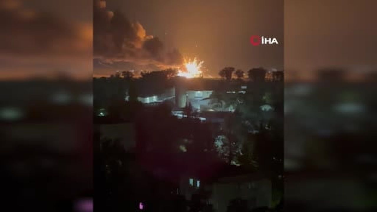 Ukrayna güçlerinin, Rusya'nın Yaroslavl bölgesinde bulunan petrol rafinerisine insansız hava...