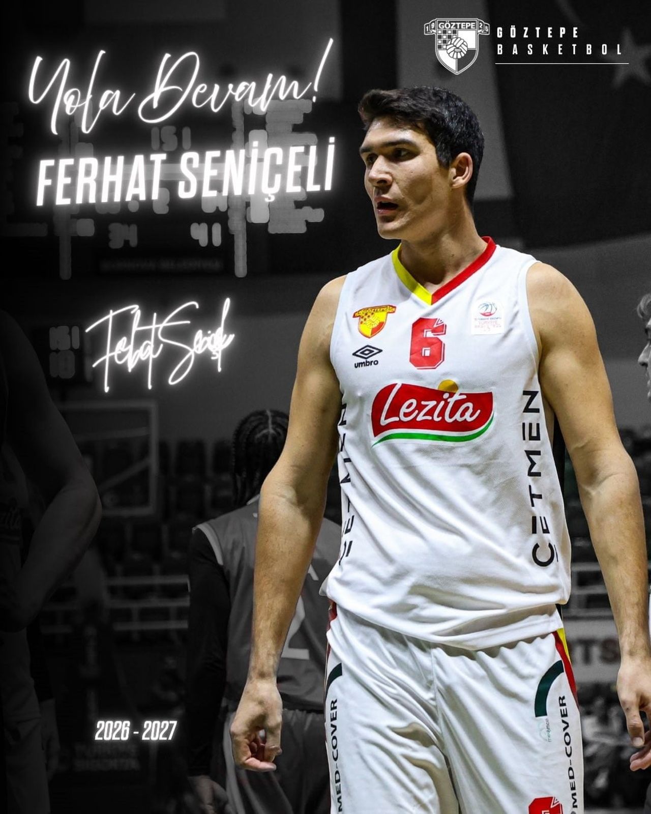 GÖZTEPE BASKETBOL, FERHAT SENİÇELİ’İN SÖZLEŞMESİNİ UZATTI