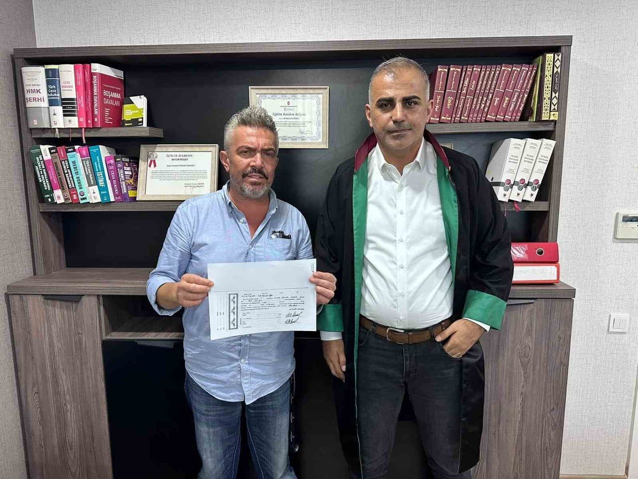 ALP HATIRLI VE AVUKAT FERHAT DEMİRCİ