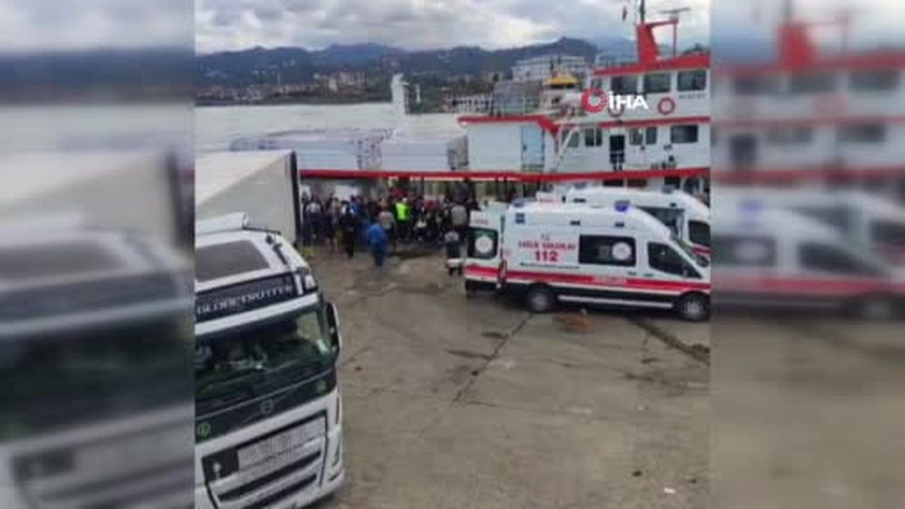 Trabzon açıklarındaki balıkçı teknesinde iş kazası: 1’i ağır 4 yaralı