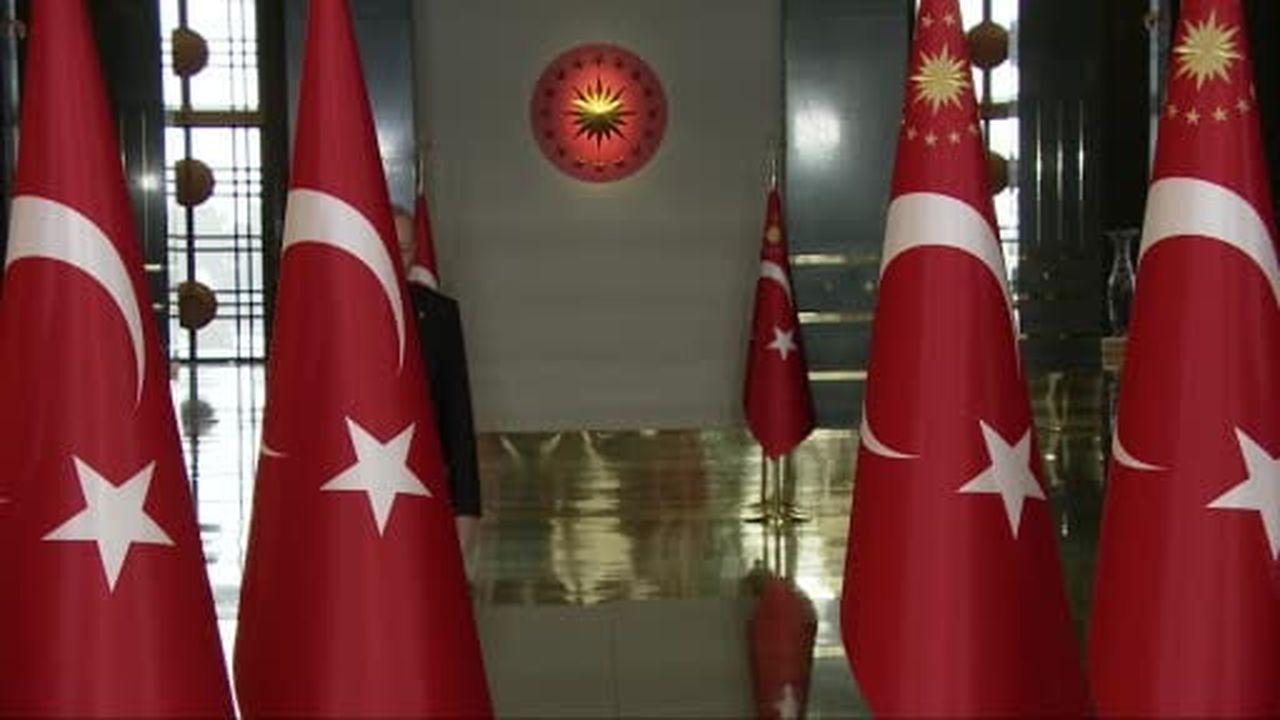 Cumhurbaşkanı Recep Tayyip Erdoğan, 29 Ekim Cumhuriyet Bayramı dolayısıyla tebrikleri kabul...