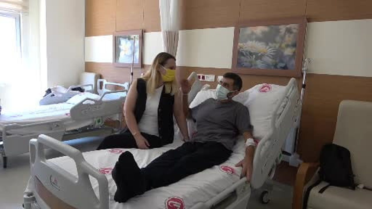 Eşinin böbreği ile hayata tutundu