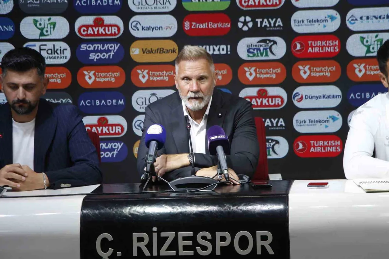 SAMSUNSPOR TEKNİK DİREKTÖRÜ THORSTEN FİNK, ÇAYKUR RİZESPOR MAÇININ ARDINDAN, "BELKİ SÜPER BİR...