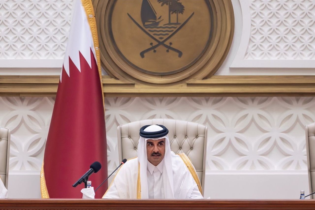 KATAR EMİRİ ŞEYH TAMİM BİN HAMAD AL THANİ, ŞURA MECLİSİ'NİN 55. DÖNEM AÇILIŞINDA...