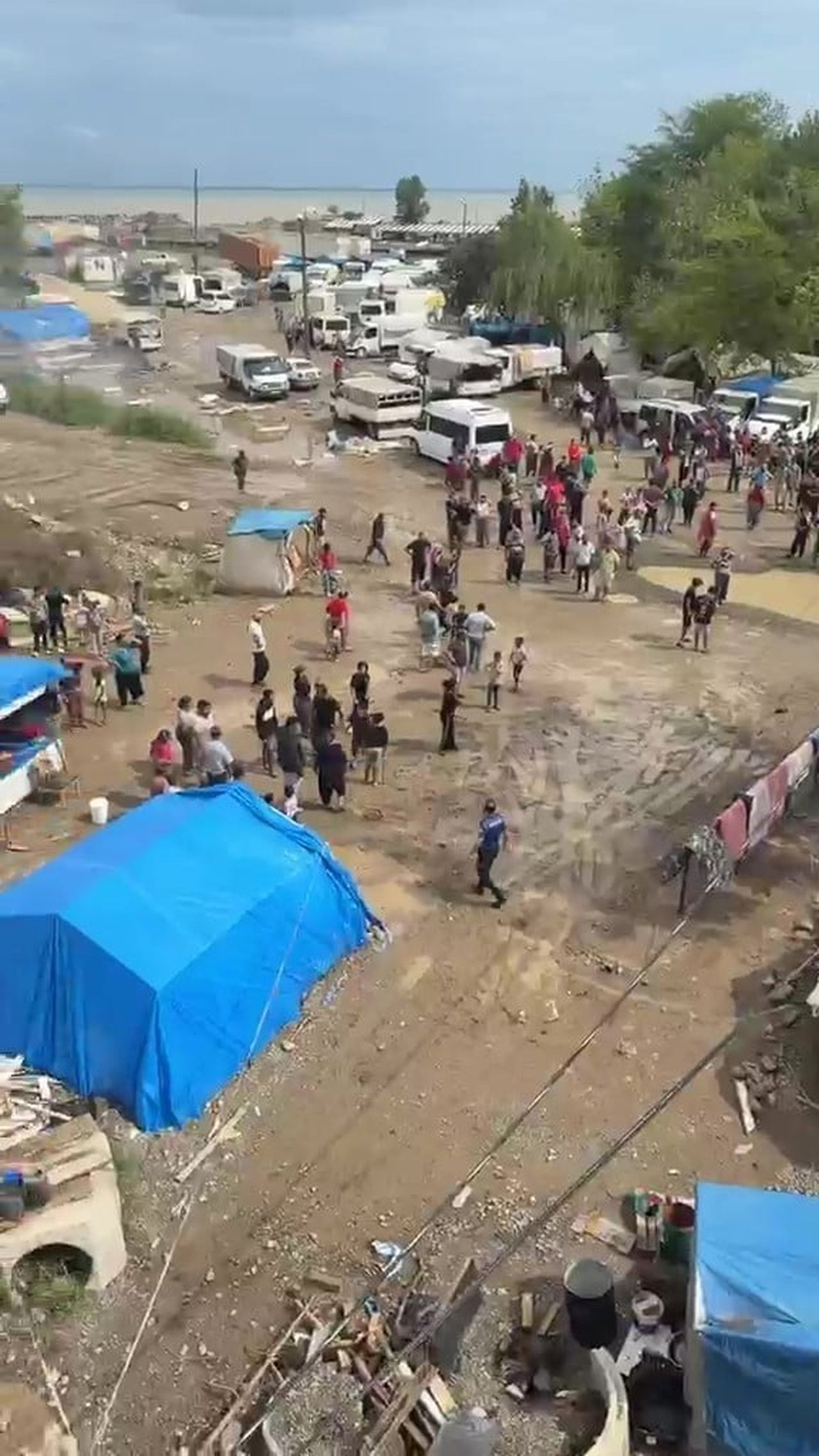 GİRESUN’UN MERKEZ İLÇESİNE BAĞLI AKSU MAHALLESİ’NDE BULUNAN AKSU FESTİVAL ALANI’NDA KONAKLAYAN...