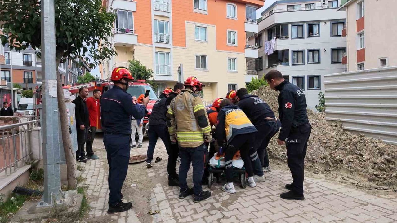 YARALANAN KADIN HASTANEYE KALDIRILDI