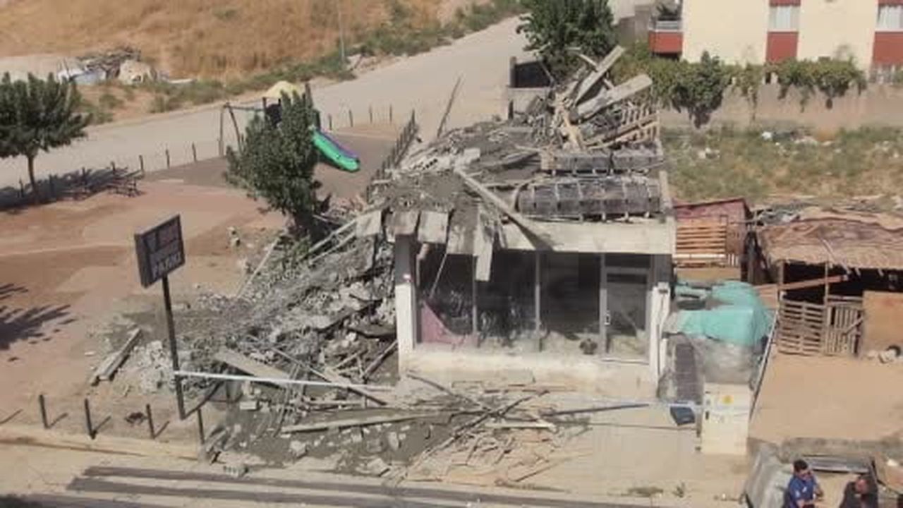 Cizre’de inşaat göçüğü: 5 işçi yaralandı