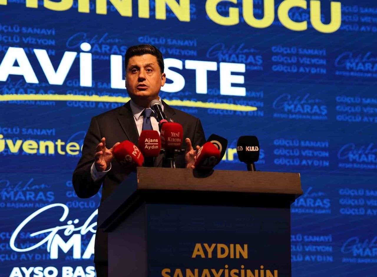 AYDIN SANAYİ ODASI (AYSO) BAŞKANI GÖKHAN MARAŞ,DÜZENLEDİĞİ LANSMAN TOPLANTISINDA BAŞKANLIĞA...