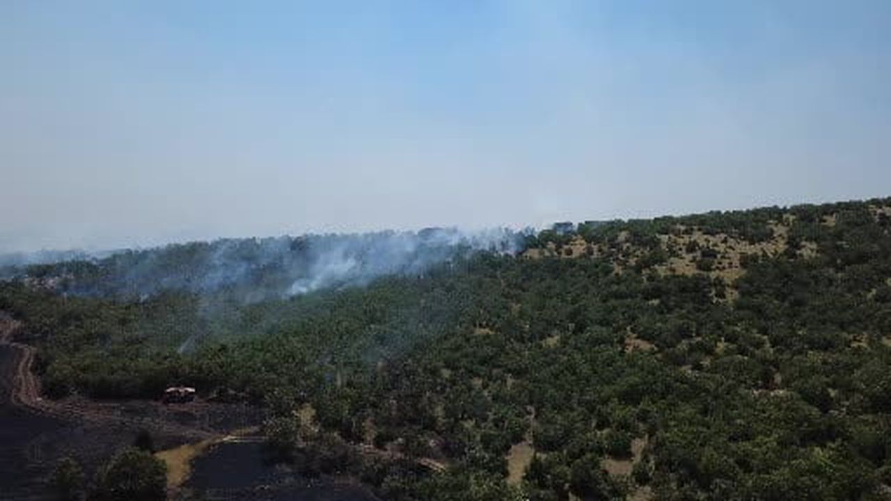 Kütahya’da ekinleri yanan köylülere Vali Işın’dan destek sözü