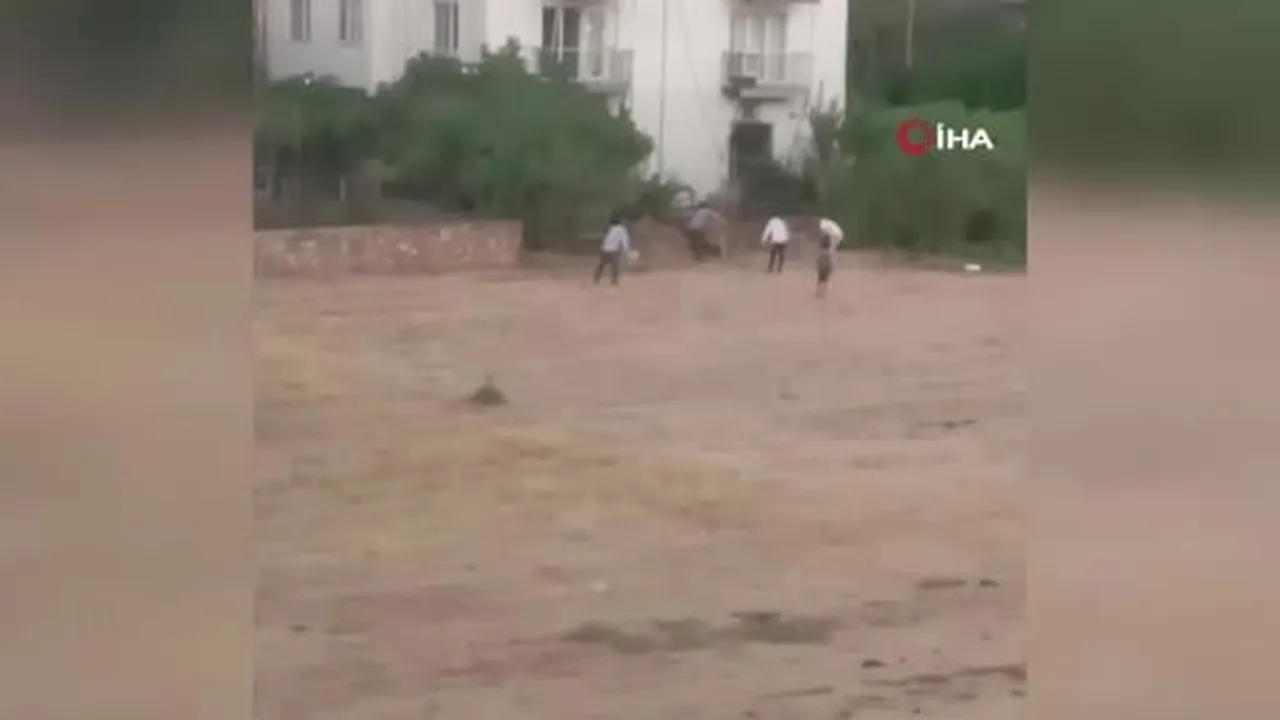 Batman'da huysuzlanan inek sahibini boynuzuyla böyle yaraladı