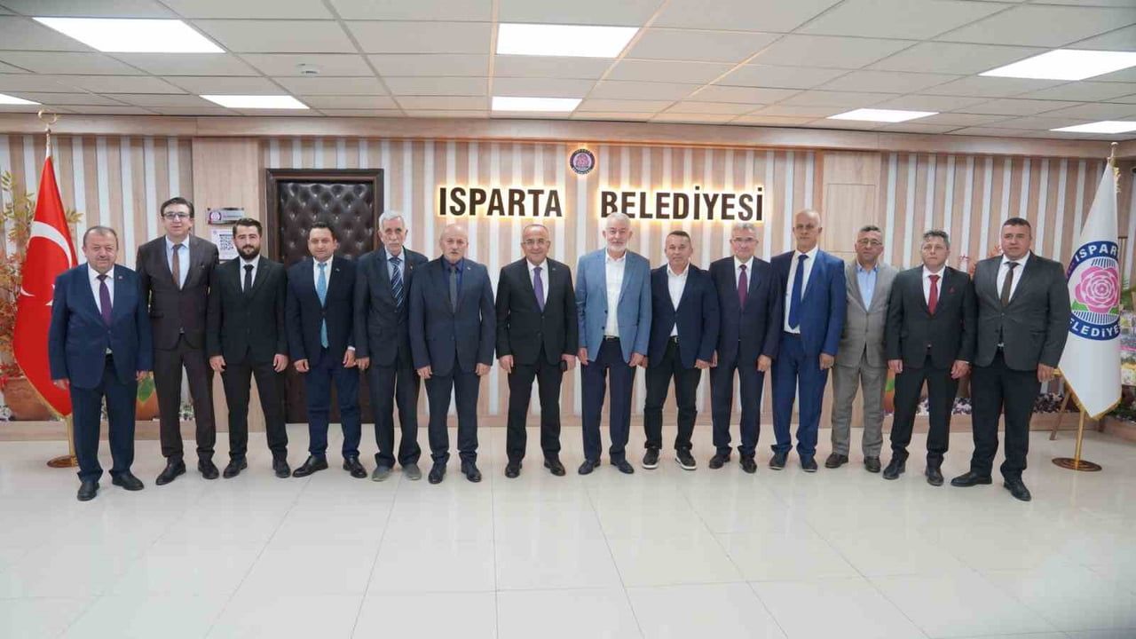 AHİLİK HAFTASI DOLAYISIYLA ISPARTA ESNAF VE SANATKÂRLAR ODALARI BİRLİĞİ BAŞKANI AHMET TURAL...