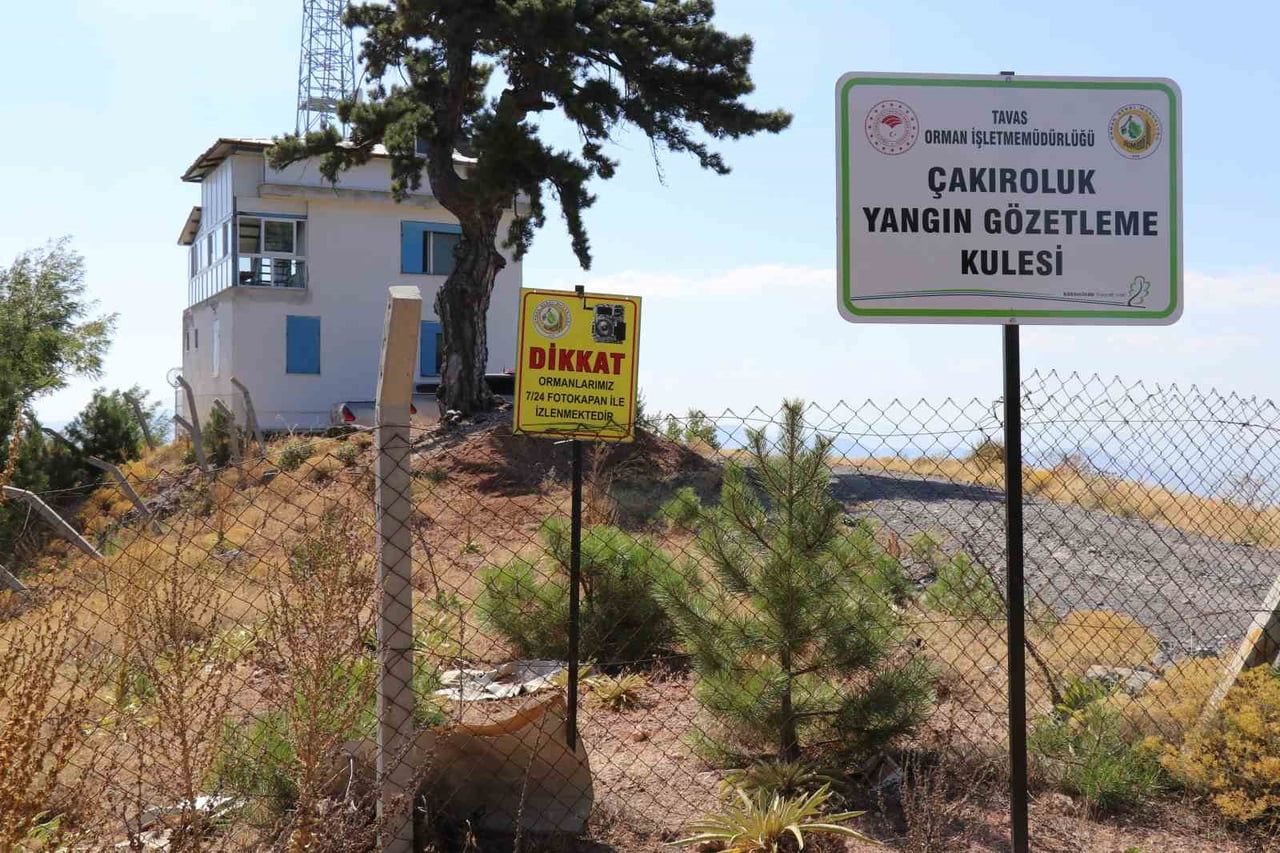 DENİZLİ'DE ORMAN VE ARAZİ YANGINLARININ ERKEN TESPİT EDİLMESİ AMACIYLA 25 YANGIN GÖZETLEME KULESİ...