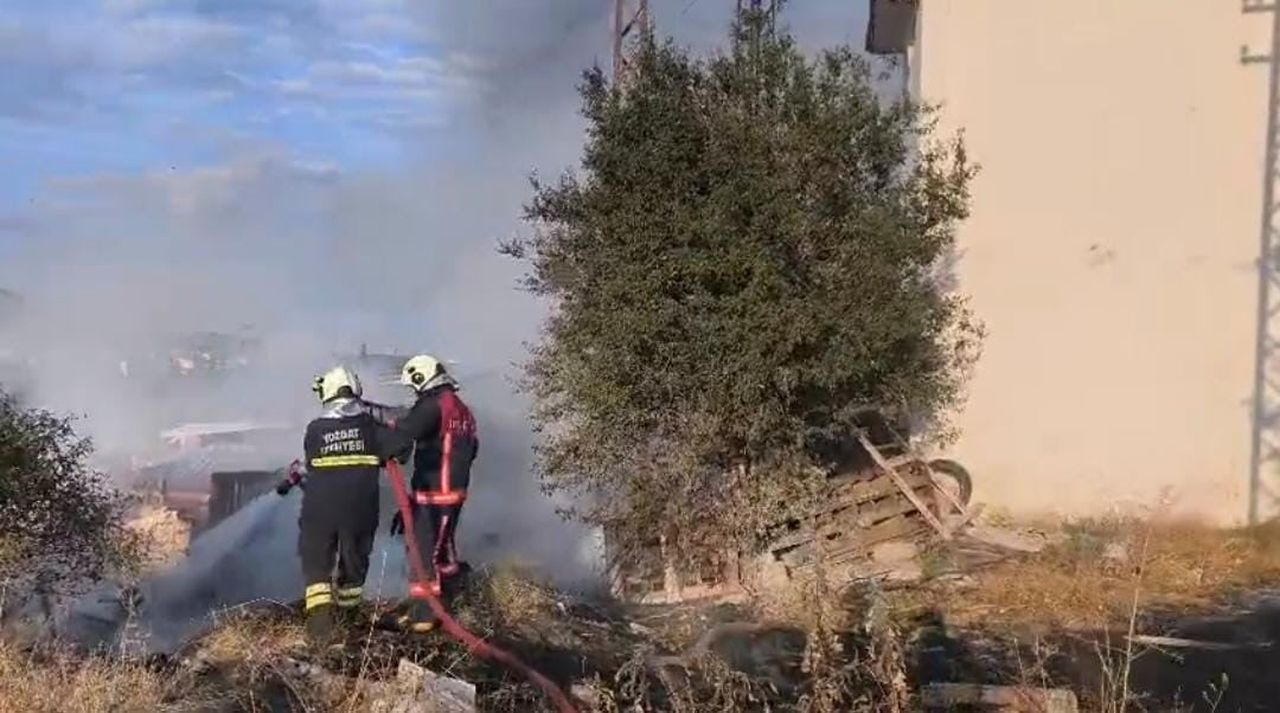 YOZGAT’TA TRAFO PATLAMASI SONUCU YANGIN ÇIKTI