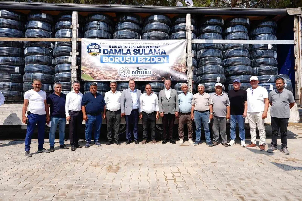 MANİSA BÜYÜKŞEHİR BELEDİYESİ, TARIMSAL ÜRETİMDE SUYUN VERİMLİ KULLANILMASINI SAĞLAMAK VE...