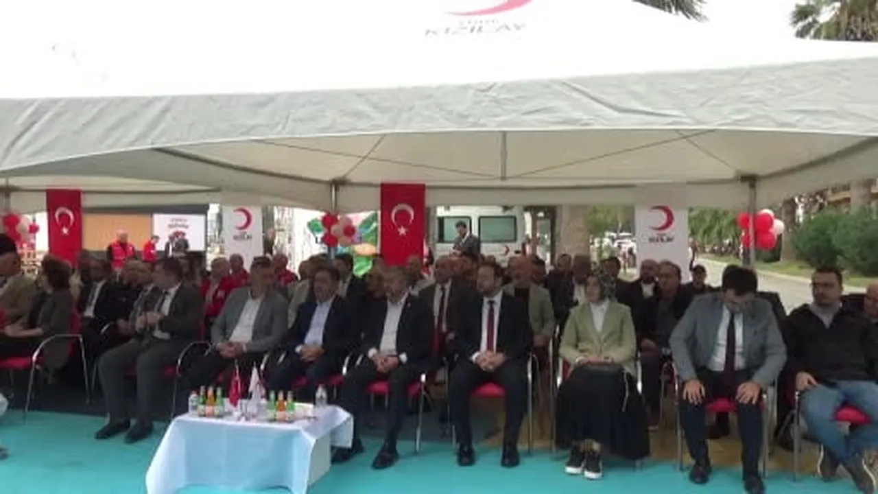 Sinop'ta Kızılay Kan Alma Birimi'nin resmi açılışı yapıldı
