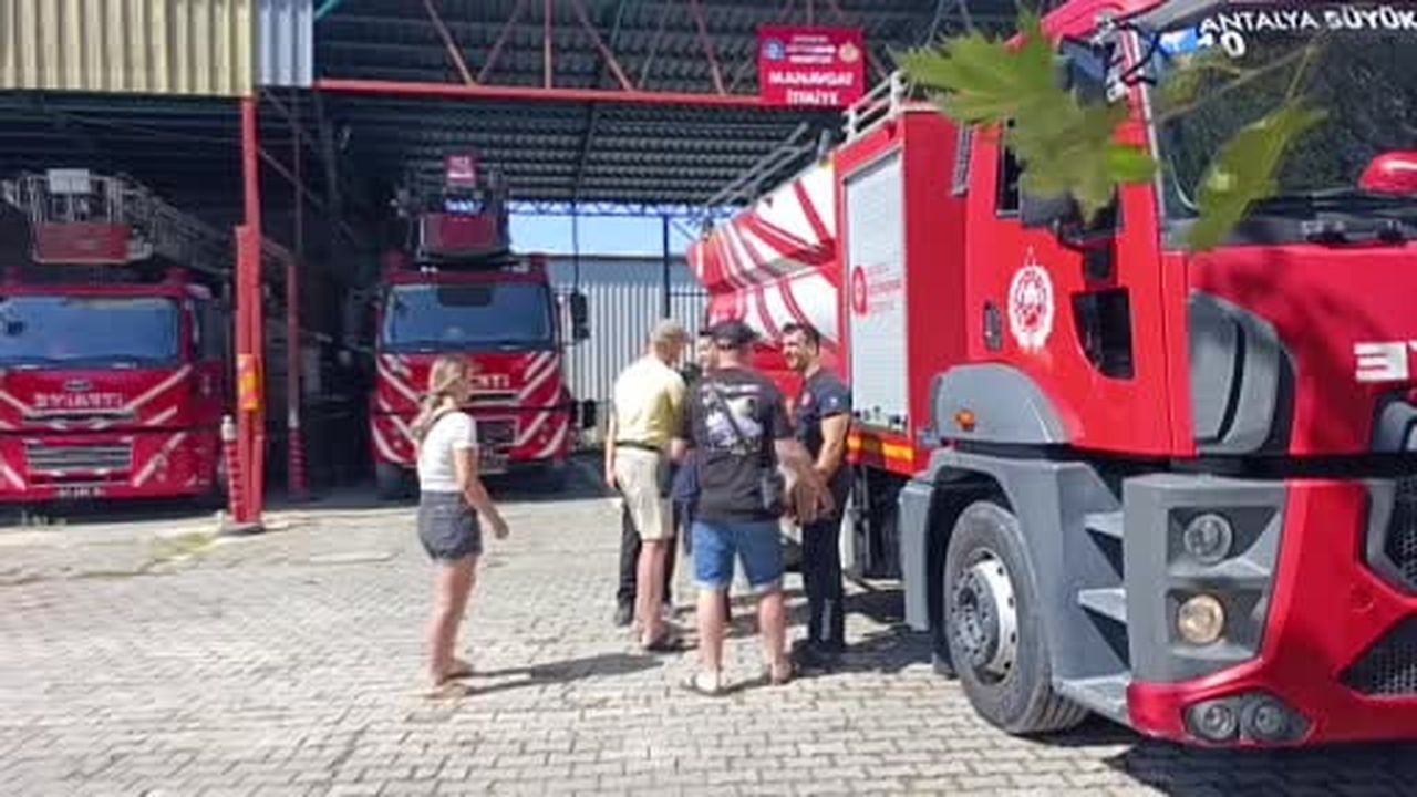 Türkiye aşığı Alman itfaiyeci, Türk meslektaşlarının yanına uğramadan ülkesine...