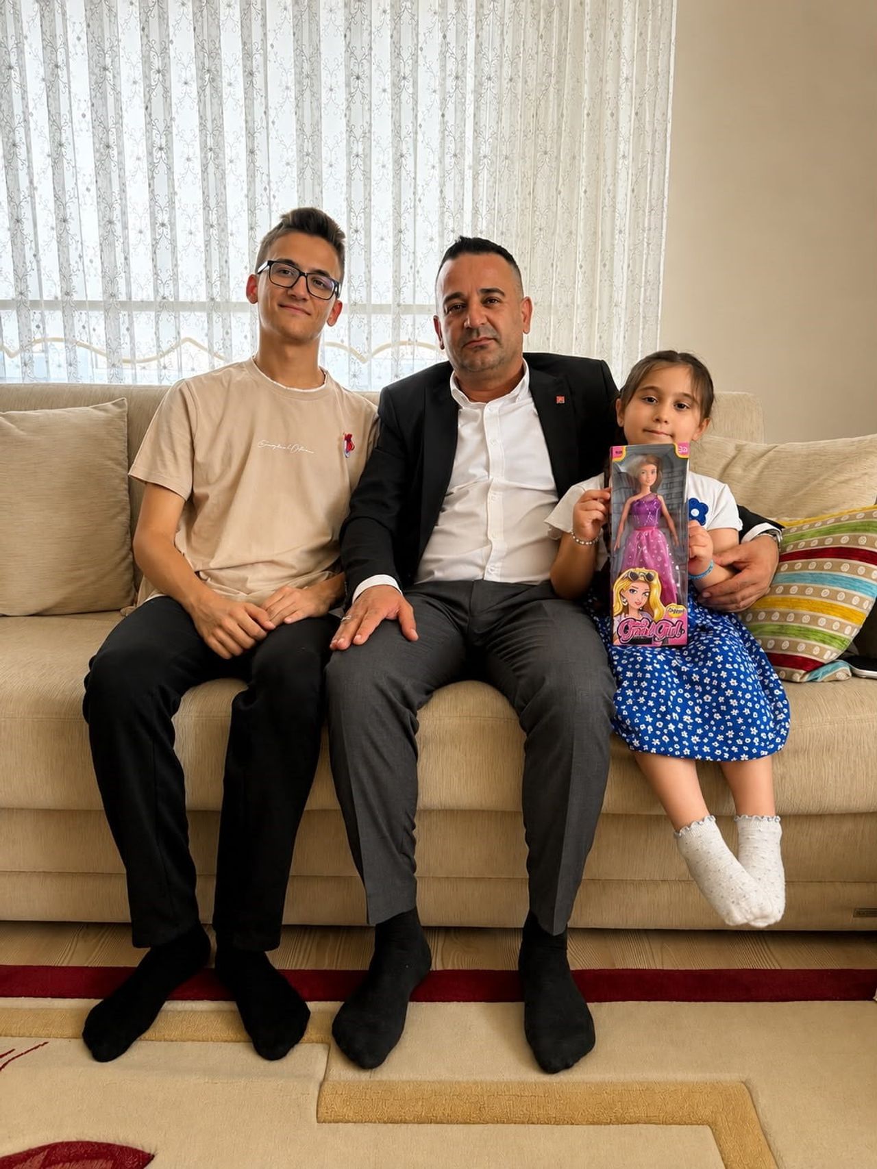 CHP BİLECİK İL BAŞKANI KAZIM YAĞMUR, ABDULLAH USLU'YU ZİYARET ETTİ.