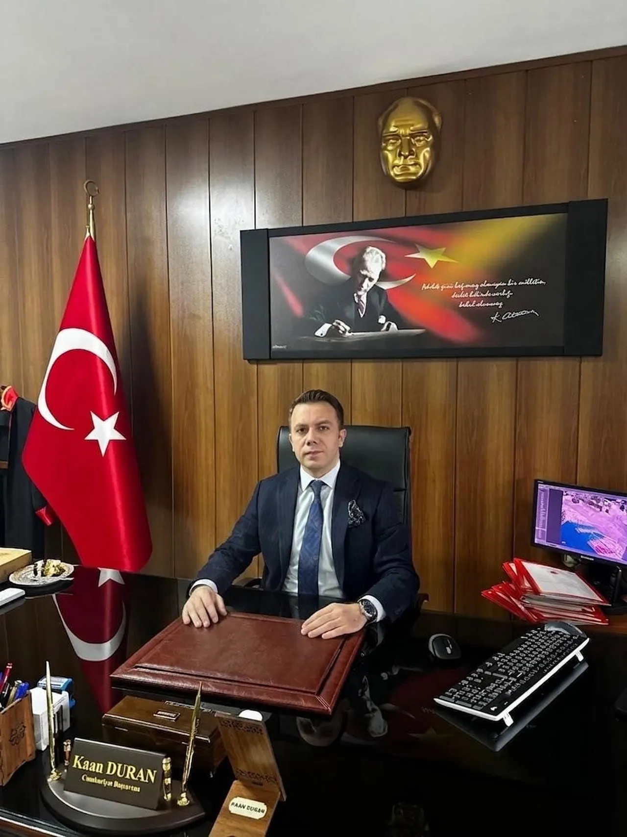 ADIYAMAN’IN GÖLBAŞI CUMHURİYET BAŞSAVCISI KAAN DURAN, YENİ ADLİ YILIN BAŞLAMASI DOLAYISIYLA...