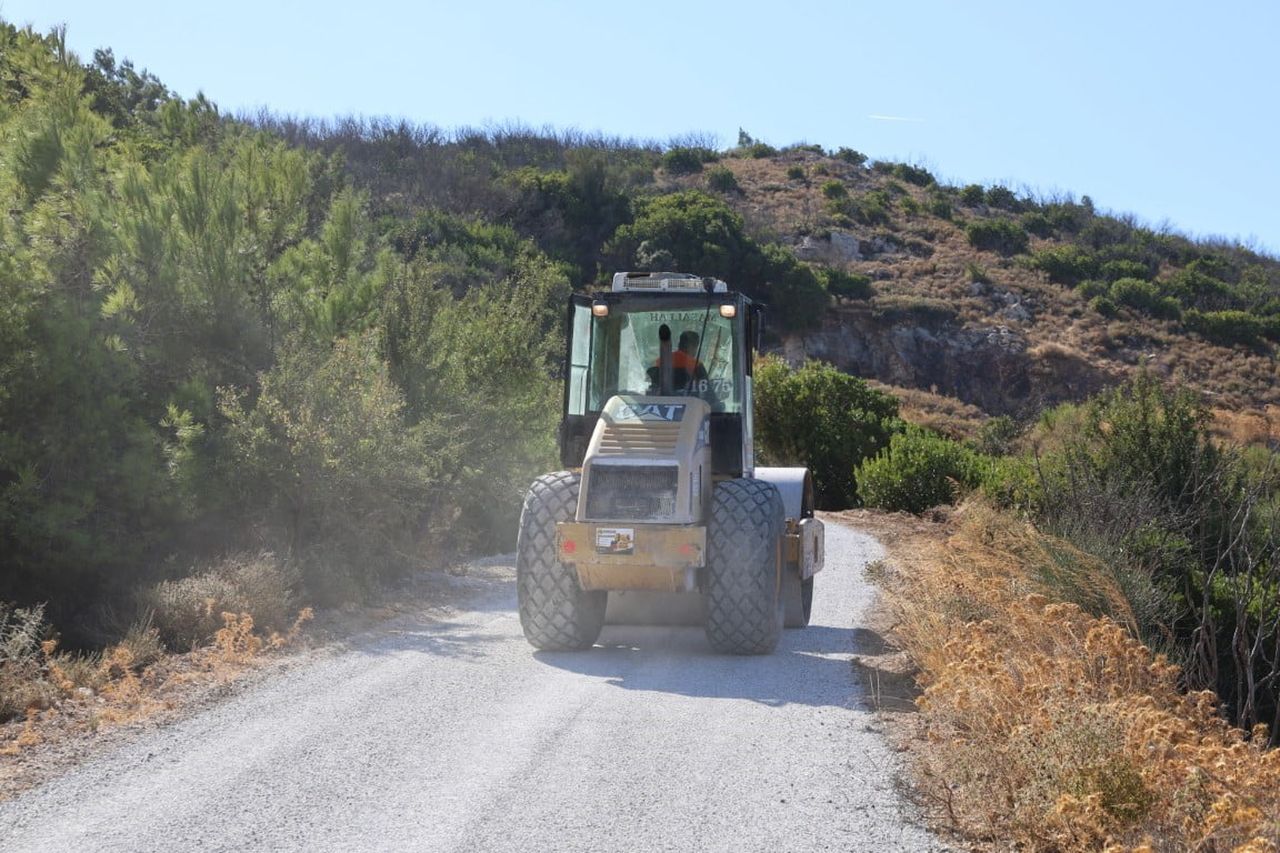 BODRUM’DA SATHİ KAPLAMA ÇALIŞMALARI SÜRÜYOR
