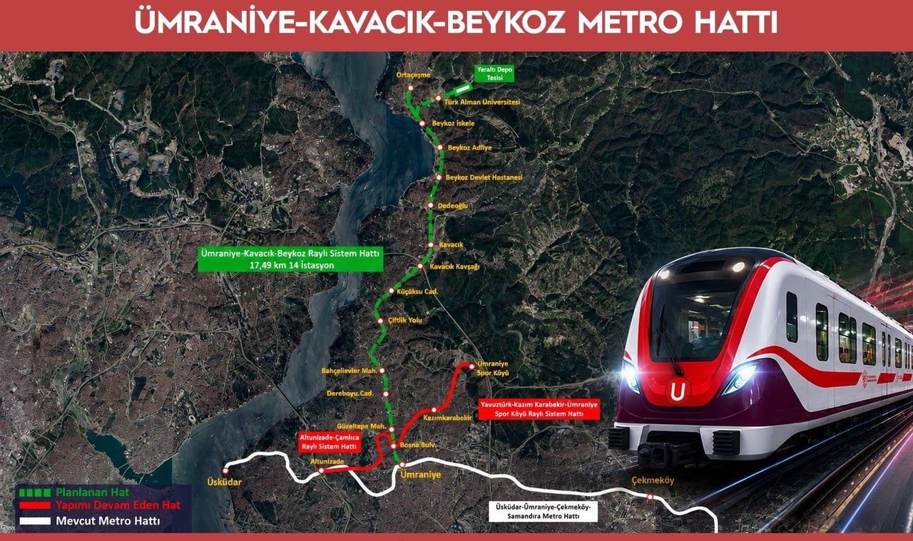 İSTANBUL’DA GÜNLÜK ORTALAMA YAKLAŞIK 240 BİN ARACIN KULLANDIĞI TEM OTOYOLU KAVACIK KAVŞAĞI’NDA İLK...